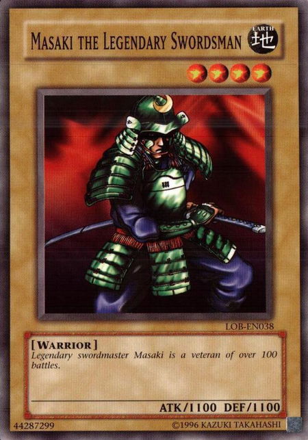 Masaki the Legendary Swordsman - Legend of Blue Eyes White Dragon (Worldwide English) YuGiOh trading card
