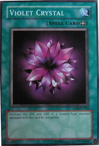 Violet Crystal - Legend of Blue Eyes White Dragon (Worldwide English) (LOB-EN) #LOB-EN042 - Common / Short Print YuGiOh Trading Card
