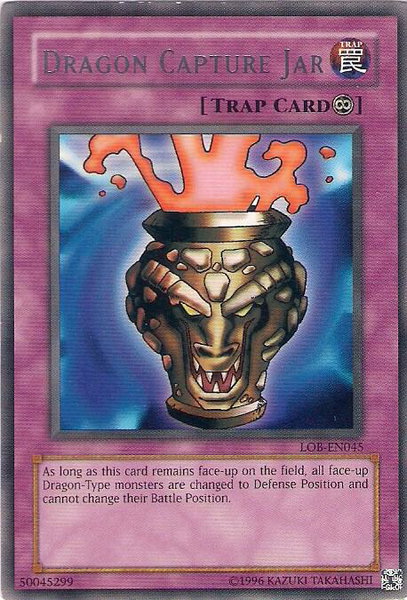 Dragon Capture Jar trading card from Legend of Blue Eyes White Dragon (Worldwide English) Dragon Capture Jar - Legend of Blue Eyes White Dragon (Worldwide English) YuGiOh trading card
