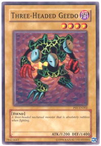 Three-Headed Geedo - Pharaoh's Servant (Worldwide English) (PSV-EN) #PSV-EN002 - Common / Short Print YuGiOh Trading Card