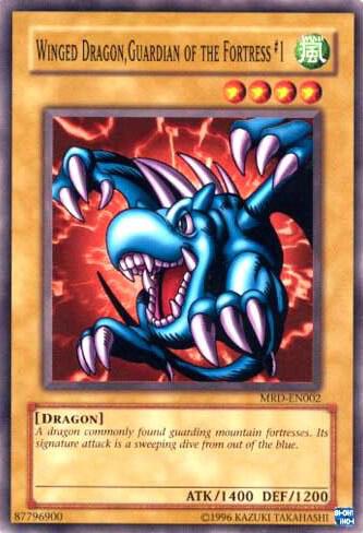 Winged Dragon, Guardian of the Fortress #1 - Metal Raiders (Worldwide English) YuGiOh trading card