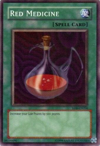 Red Medicine trading card from Legend of Blue Eyes White Dragon (Worldwide English) Red Medicine - Legend of Blue Eyes White Dragon (Worldwide English) YuGiOh trading card