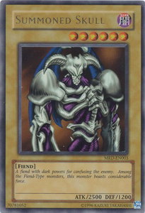 Summoned Skull - Metal Raiders (Worldwide English) (MRD-EN) #MRD-EN003 - Ultra Rare YuGiOh Trading Card