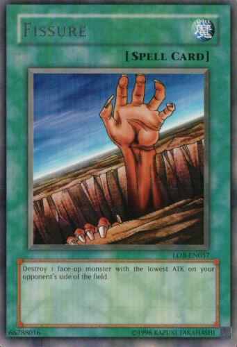 Fissure trading card from Legend of Blue Eyes White Dragon (Worldwide English) Fissure - Legend of Blue Eyes White Dragon (Worldwide English) YuGiOh trading card