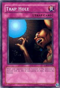 Trap Hole - Legend of Blue Eyes White Dragon (Worldwide English) (LOB-EN) #LOB-EN058 - Super Rare YuGiOh Trading Card