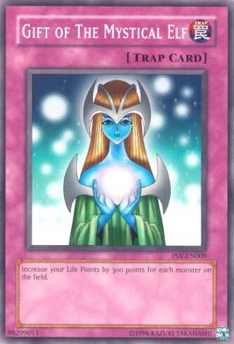 Gift of The Mystical Elf trading card from Pharaoh's Servant (Worldwide English) Gift of The Mystical Elf - Pharaoh's Servant (Worldwide English) YuGiOh trading card