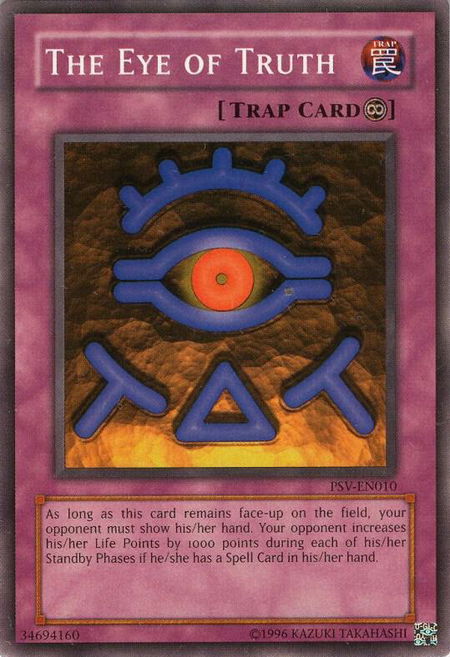 The Eye of Truth - Pharaoh's Servant (Worldwide English) YuGiOh trading card