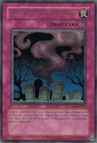 Call Of The Haunted trading card from Pharaoh's Servant (Worldwide English) Call Of The Haunted - Pharaoh's Servant (Worldwide English) YuGiOh trading card