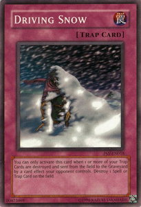 Driving Snow - Pharaoh's Servant (Worldwide English) (PSV-EN) #PSV-EN018 - Common / Short Print YuGiOh Trading Card