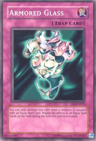Armored Glass trading card from Pharaoh's Servant (Worldwide English) Armored Glass - Pharaoh's Servant (Worldwide English) YuGiOh trading card