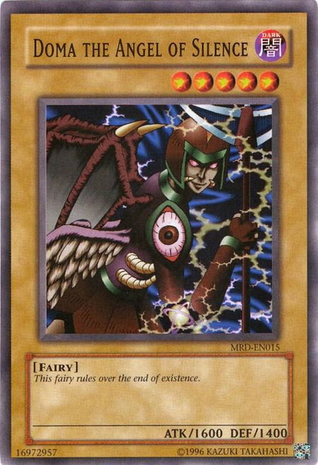 Doma The Angel of Silence - Metal Raiders (Worldwide English) YuGiOh trading card