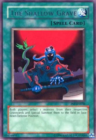 The Shallow Grave - Pharaoh's Servant (Worldwide English) YuGiOh trading card