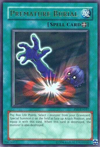 Premature Burial - Pharaoh's Servant (Worldwide English) YuGiOh trading card