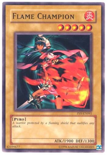 Flame Champion - Pharaoh's Servant (Worldwide English) YuGiOh trading card