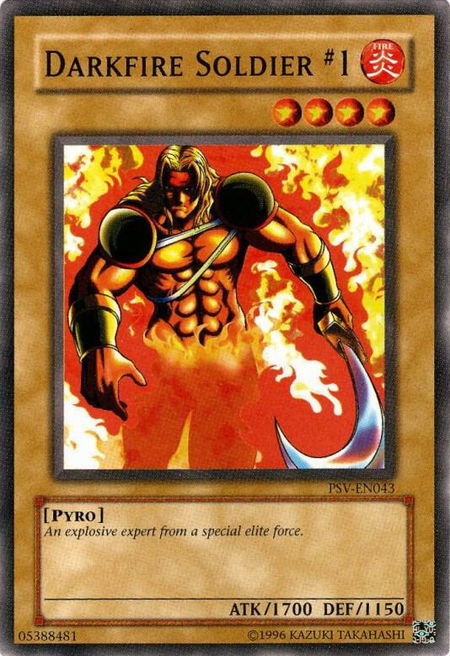 Darkfire Soldier #1 - Pharaoh's Servant (Worldwide English) YuGiOh trading card