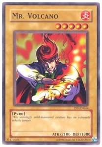 Mr. Volcano - Pharaoh's Servant (Worldwide English) (PSV-EN) #PSV-EN044 - Common / Short Print YuGiOh Trading Card