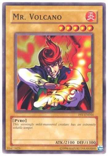 Mr. Volcano - Pharaoh's Servant (Worldwide English) YuGiOh trading card