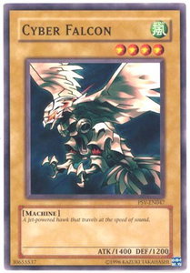 Cyber Falcon - Pharaoh's Servant (Worldwide English) (PSV-EN) #PSV-EN047 - Common / Short Print YuGiOh Trading Card