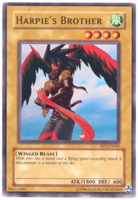 Harpie's Brother - Pharaoh's Servant (Worldwide English) (PSV-EN) #PSV-EN049 - Common / Short Print YuGiOh Trading Card