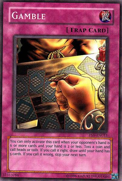 Gamble - Pharaoh's Servant (Worldwide English) YuGiOh trading card