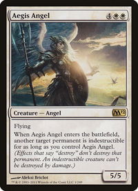 Aegis Angel - Magic 2012 (M12) (M12) #1 - Rare Magic: The Gathering Trading Card