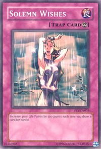 Solemn Wishes - Pharaoh's Servant (Worldwide English) (PSV-EN) #PSV-EN055 - Common / Short Print YuGiOh Trading Card