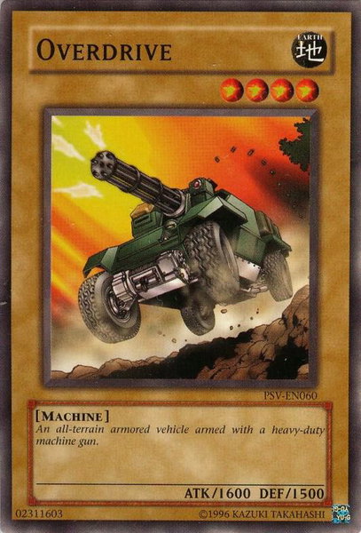 Overdrive - Pharaoh's Servant (Worldwide English) YuGiOh trading card
