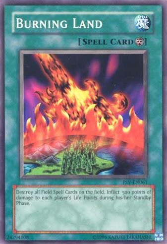 Burning Land - Pharaoh's Servant (Worldwide English) YuGiOh trading card