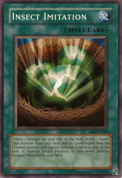 Insect Imitation trading card from Pharaoh's Servant (Worldwide English) Insect Imitation - Pharaoh's Servant (Worldwide English) YuGiOh trading card