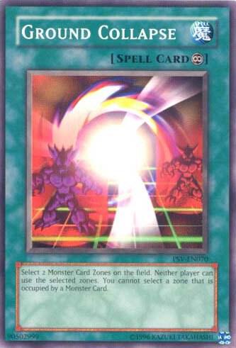 Ground Collapse trading card from Pharaoh's Servant (Worldwide English) Ground Collapse - Pharaoh's Servant (Worldwide English) YuGiOh trading card