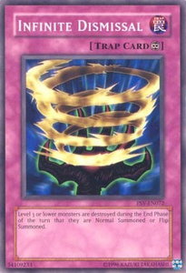 Infinite Dismissal - Pharaoh's Servant (Worldwide English) (PSV-EN) #PSV-EN072 - Common / Short Print YuGiOh Trading Card