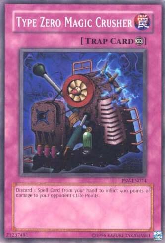 Type Zero Magic Crusher trading card from Pharaoh's Servant (Worldwide English) Type Zero Magic Crusher - Pharaoh's Servant (Worldwide English) YuGiOh trading card