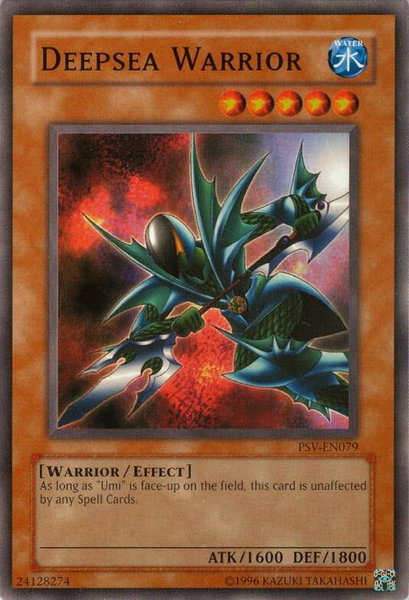 Deepsea Warrior - Pharaoh's Servant (Worldwide English) YuGiOh trading card