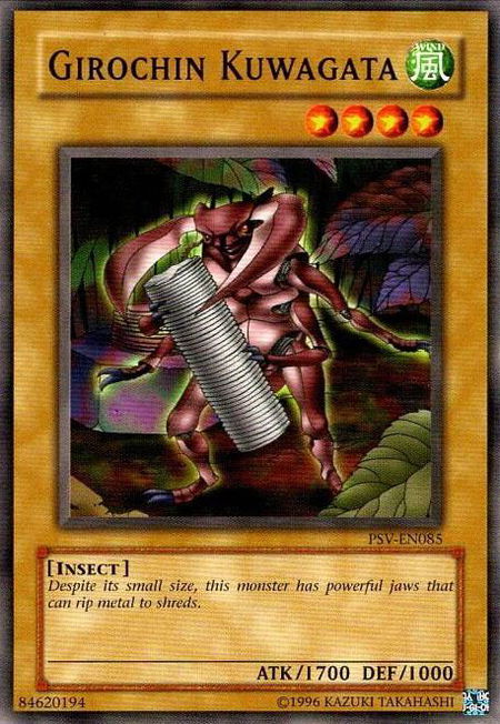 Girochin Kuwagata - Pharaoh's Servant (Worldwide English) YuGiOh trading card