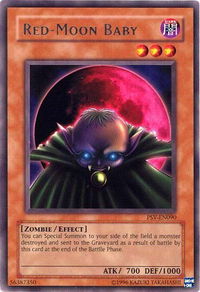 Red-Moon Baby - Pharaoh's Servant (Worldwide English) (PSV-EN) #PSV-EN090 - Rare YuGiOh Trading Card