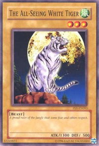 The All-Seeing White Tiger - Pharaoh's Servant (Worldwide English) (PSV-EN) #PSV-EN093 - Common / Short Print YuGiOh Trading Card
