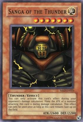 Sanga of the Thunder - Metal Raiders (Worldwide English) YuGiOh trading card