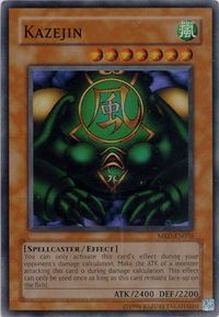 Kazejin - Metal Raiders (Worldwide English) (MRD-EN) #MRD-EN026 - Super Rare YuGiOh Trading Card
