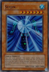 Suijin - Metal Raiders (Worldwide English) (MRD-EN) #MRD-EN027 - Super Rare YuGiOh Trading Card