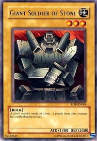 Giant Soldier of Stone - Legend of Blue Eyes White Dragon (Worldwide English) (LOB-EN) #LOB-EN068 - Rare YuGiOh Trading Card