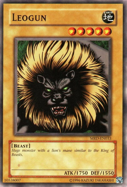 Leogun trading card from Metal Raiders (Worldwide English) Leogun - Metal Raiders (Worldwide English) YuGiOh trading card