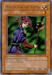 Magician of Faith - Metal Raiders (Worldwide English) (MRD-EN) #MRD-EN036 - Rare YuGiOh Trading Card