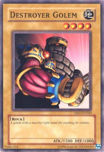 Destroyer Golem trading card from Metal Raiders (Worldwide English) Destroyer Golem - Metal Raiders (Worldwide English) YuGiOh trading card