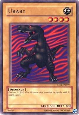 Uraby trading card from Legend of Blue Eyes White Dragon (Worldwide English) Uraby - Legend of Blue Eyes White Dragon (Worldwide English) YuGiOh trading card