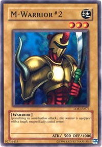 M-Warrior #2 - Legend of Blue Eyes White Dragon (Worldwide English) (LOB-EN) #LOB-EN077 - Common / Short Print YuGiOh Trading Card