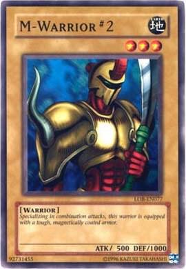 M-Warrior #2 - Legend of Blue Eyes White Dragon (Worldwide English) YuGiOh trading card