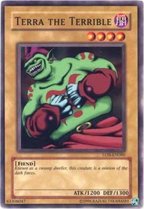 Terra the Terrible - Legend of Blue Eyes White Dragon (Worldwide English) (LOB-EN) #LOB-EN080 - Common / Short Print YuGiOh Trading Card