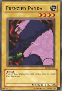 Frenzied Panda - Legend of Blue Eyes White Dragon (Worldwide English) (LOB-EN) #LOB-EN081 - Common / Short Print YuGiOh Trading Card