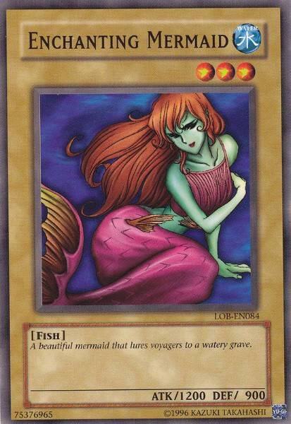 Enchanting Mermaid trading card from Legend of Blue Eyes White Dragon (Worldwide English) Enchanting Mermaid - Legend of Blue Eyes White Dragon (Worldwide English) YuGiOh trading card