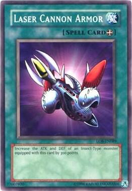 Laser Cannon Armor - Legend of Blue Eyes White Dragon (Worldwide English) YuGiOh trading card